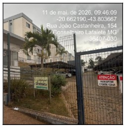 Apartamento em leilão em Conselheiro Lafaiete